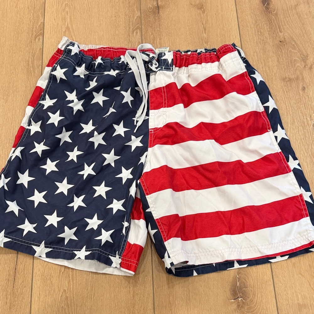 Faded Glory Patriotic Men's Swim Trunks
